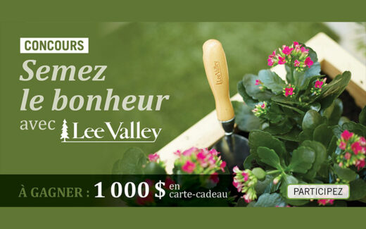 Carte-cadeau Lee Valley de 1 000 $ (produits de jardinage)