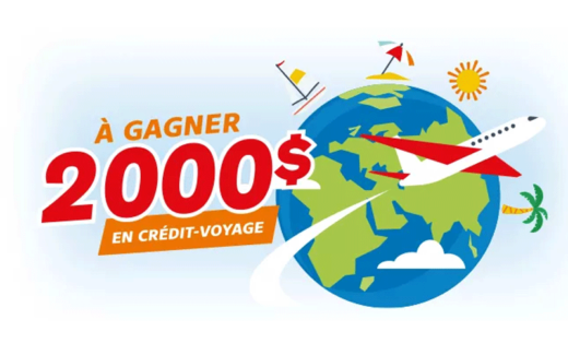 Crédit voyage Gestion PS Tour inc. de 2000$