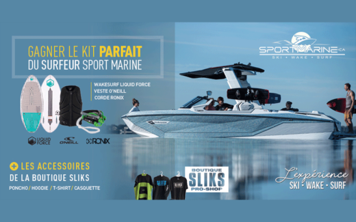 Gagnez le kit parfait du Surfeur Sport Marine