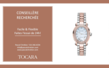 Montre or rose Gemma, d'une valeur de 379 $