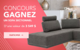 Un sofa sectionnel d'une valeur de 3 549$