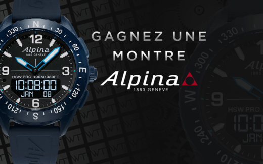 Montre AlpinerX d'une valeur de 1300$ CAD