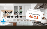 400$ de chez Tout pour l'Armoire