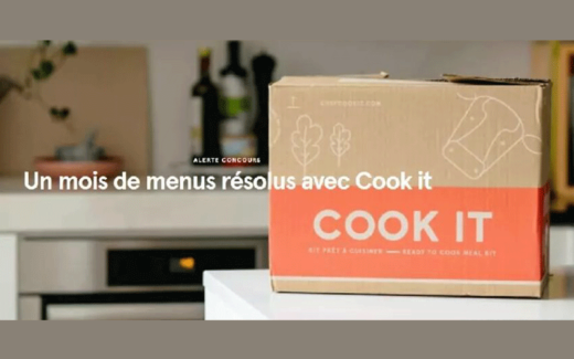 Abonnement Cook it d'un mois pour 4 personnes