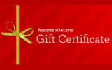 Certificat-cadeau de 500$ pour un hôtel de l'Ontario