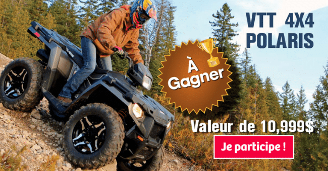 Un VTT 4×4 Polaris de 10 999$