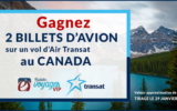 2 billets d’avion sur un vol d’Air Transat