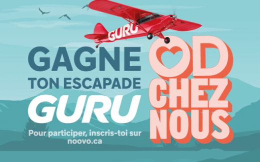 Escapade Guru d’une valeur de 5 000$