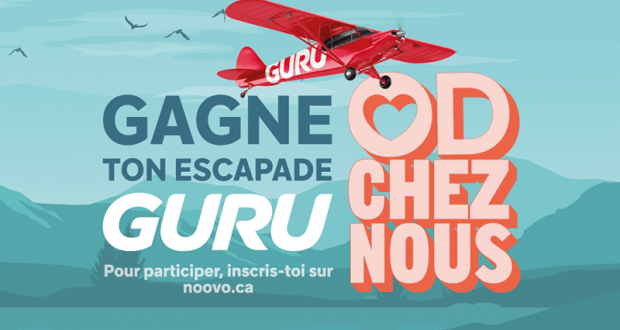 Escapade Guru d’une valeur de 5 000$