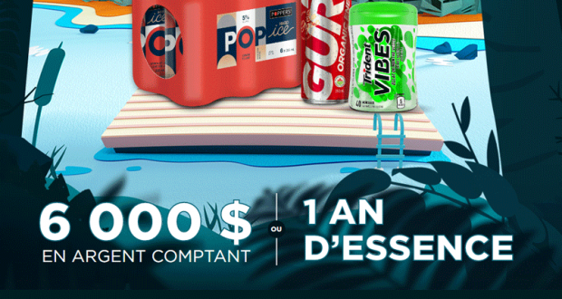 Gagnez 6 000$ en argent comptant