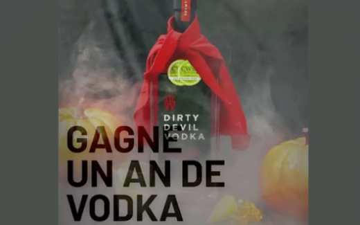 Une année de vodka gratuite (2500$)