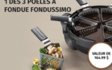 3 Poêles à fondue Fondussimo