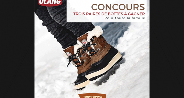 3 paires de bottes d’hiver Olang