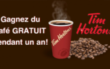 Café gratuit par jour pendant un an