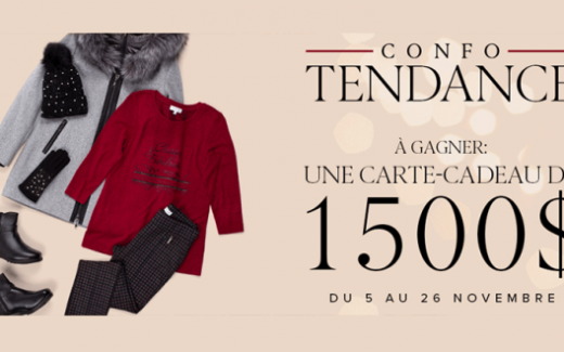 Carte-cadeau Boutique Marie Claire de 1500 $