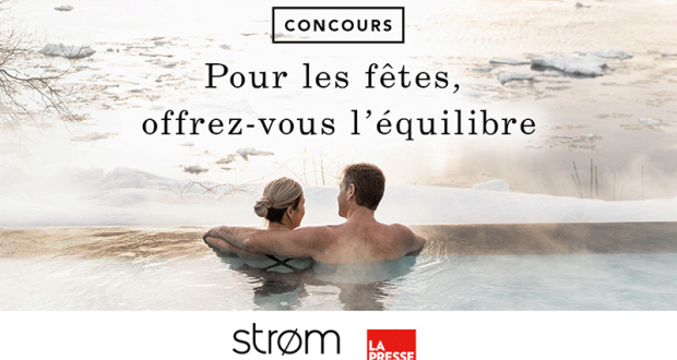 Un abonnement de 1 an au Strøm spa nordique