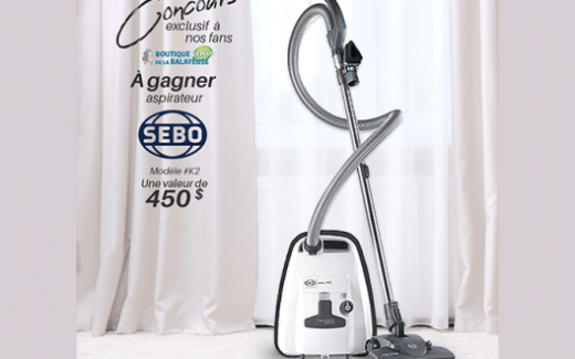 Un aspirateur de la marque SEBO Canada