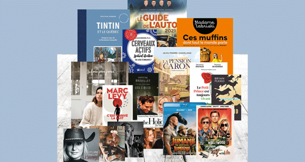 Un assortiment de livres, films et disques (1775 $)