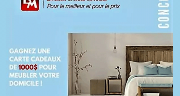 Une Carte-cadeau Brault & Martineau de 1000$