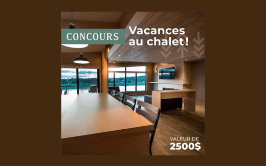 Séjour vip dans un luxueux chalet de 2 500 $