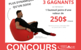 3 fauteuil poire de 250$ chacun