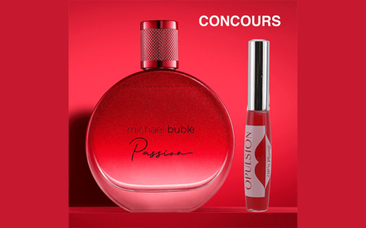 Gagnez le parfum Rouge Passion de MICHAEL BUBLe