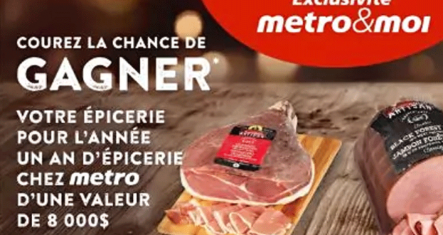 Gagnez un an d’épicerie