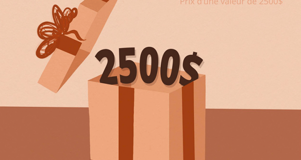 Un immense paquet cadeau de 2500$