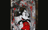 Une toile Mickey Éclaté 18X24