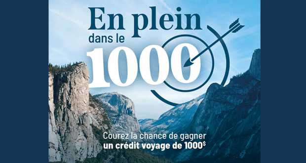 Un crédit voyage de 1000$