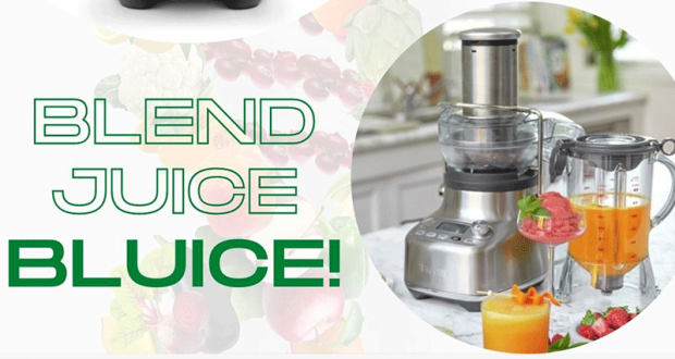 Un mélangeur et extracteur de jus 3X Bluicer Pro Breville