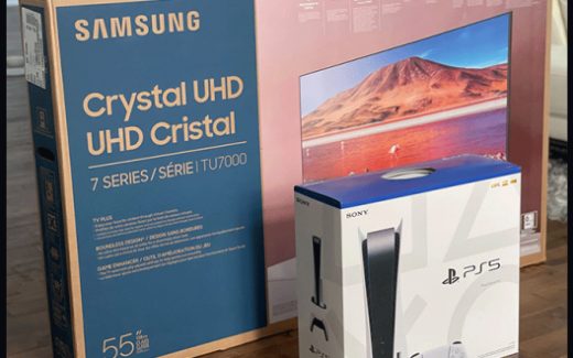 Une TV 55 SAMSUNG + Une PS5