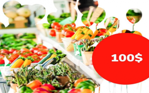 Une carte cadeau de 100$ d’épicerie