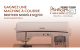 Une machine à coudre Brother