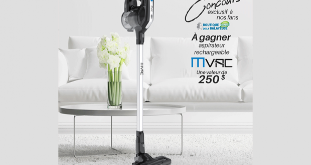 Un aspirateur rechargeable Mvac