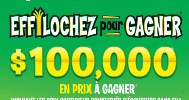 10 Chèques d’une valeur de 10 000 $ chacun