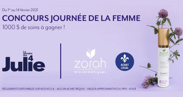 1000 $ de soins signés Zorah