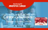 4 cartes cadeaux Metro de 250$ chacune