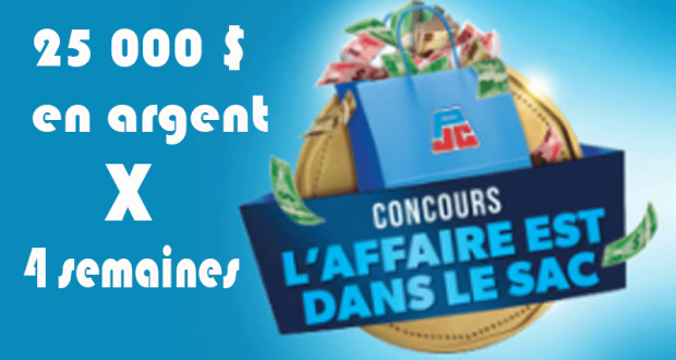 4 gros lots de 25 000 $ en argent