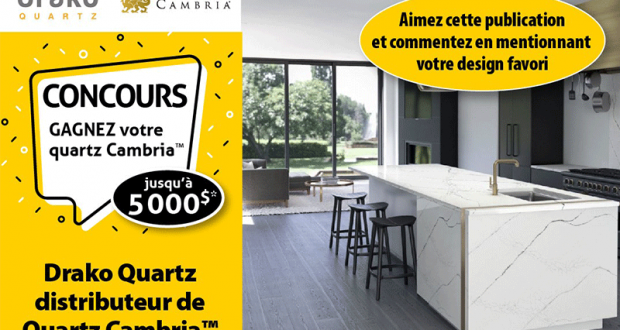 5000 $ de Quartz Cambria