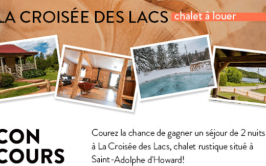 Un séjour dans un chalet rustique à La Croisée des Lacs