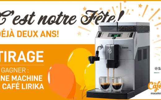 Une machine à café Lirika Plus Saeco