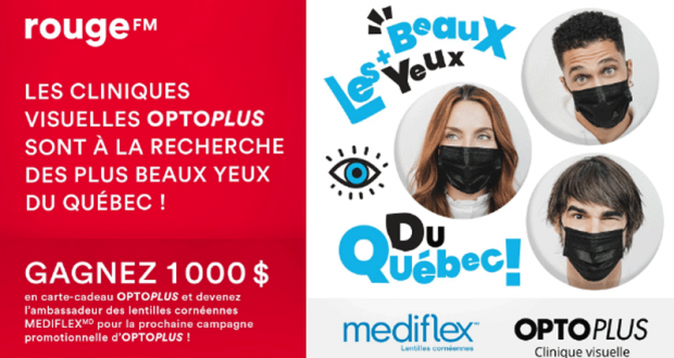 Une carte-cadeau OPTOPLUS de 1000 $