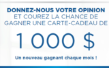 Une carte cadeau Jean Coutu de 1000 $