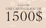 Une carte-cadeau de 1500 $