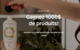 1 000$ de produits de la marque ATTITUDE