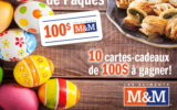 10 cartes cadeaux Les Aliments M&M de 100$