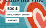 500$ d’équipement sportif