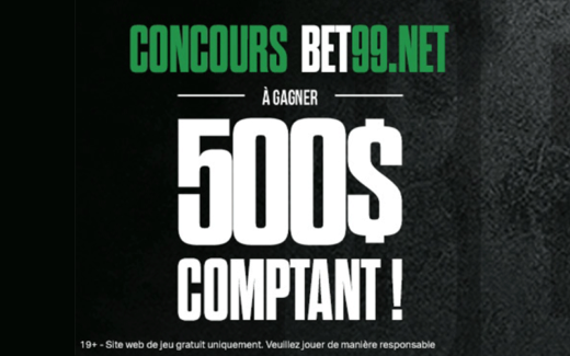 500$ en argent comptant