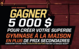 5000 $ pour créer ton propre gym à la maison